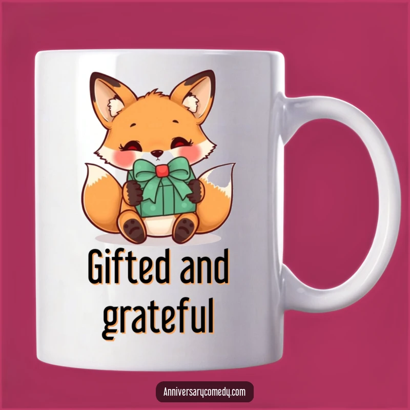 Funny Fox Gift Mug - Curious & Cute Present Lover Gift