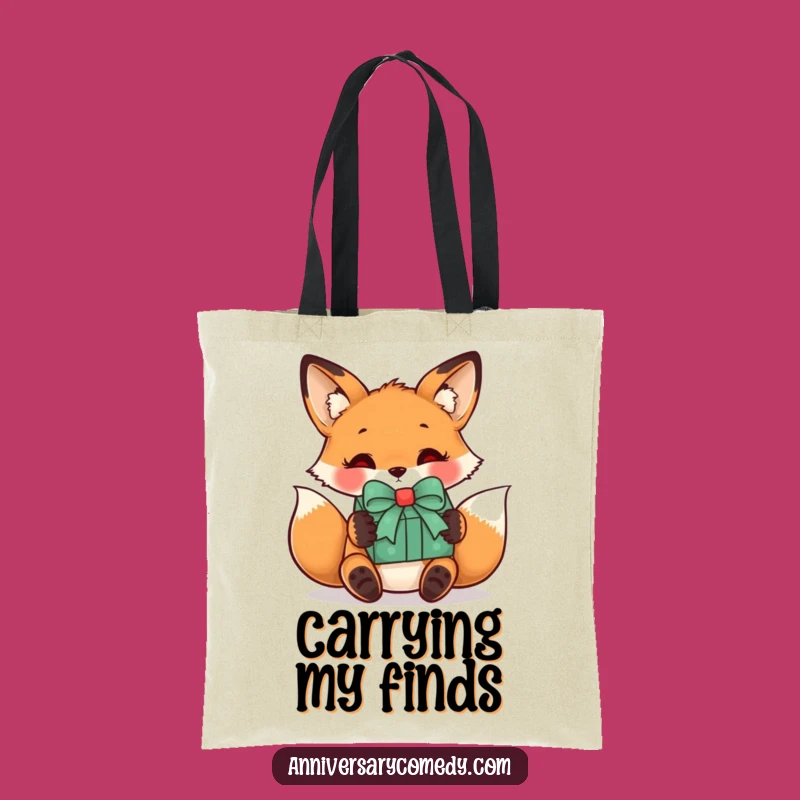 Funny Fox Gift Tote Bag - Curious & Practical Accessory